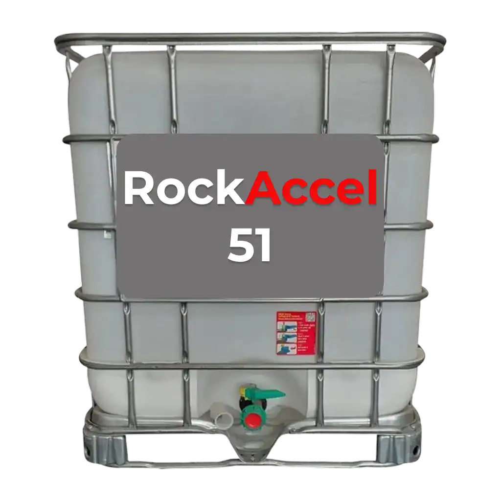 Heavy-duty industrial IBC container for mining and chemical storage.